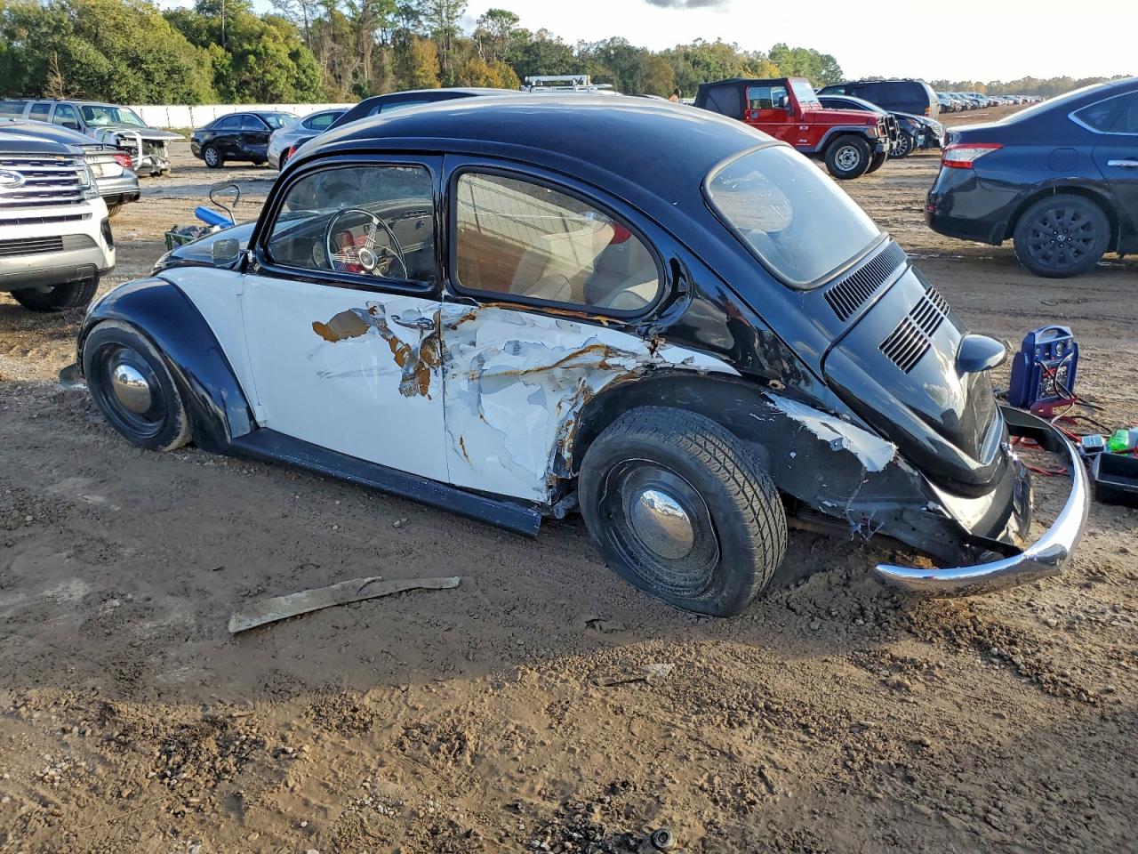 1973 Volkswagen Beetle Black vin: 1132022279