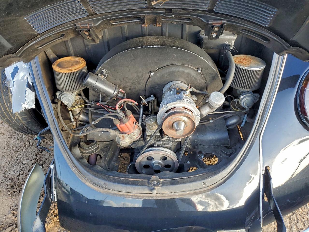 1973 Volkswagen Beetle Black vin: 1132022279