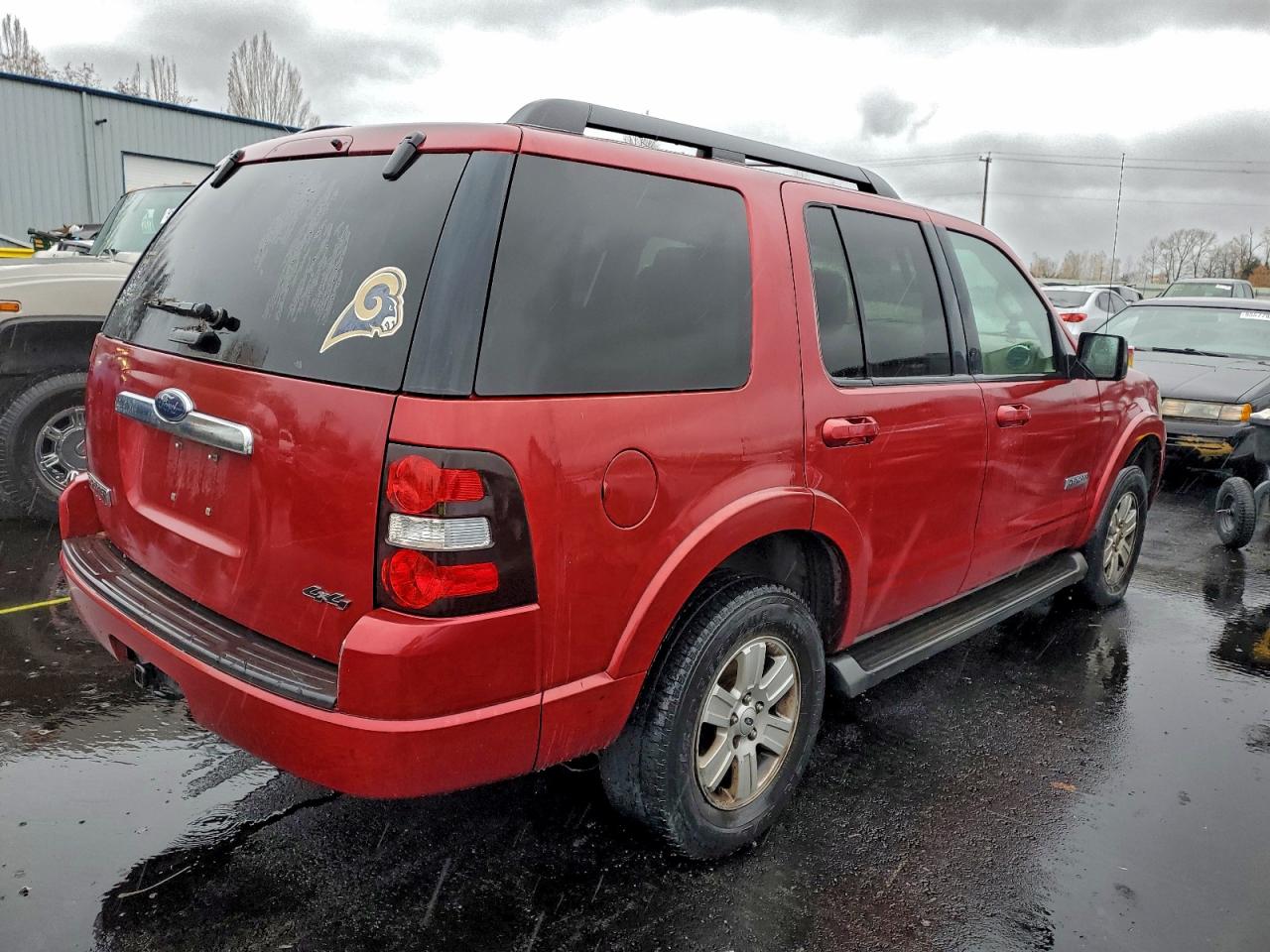 2008 Ford Explorer Xlt Red vin: 1FMEU73E58UA77165