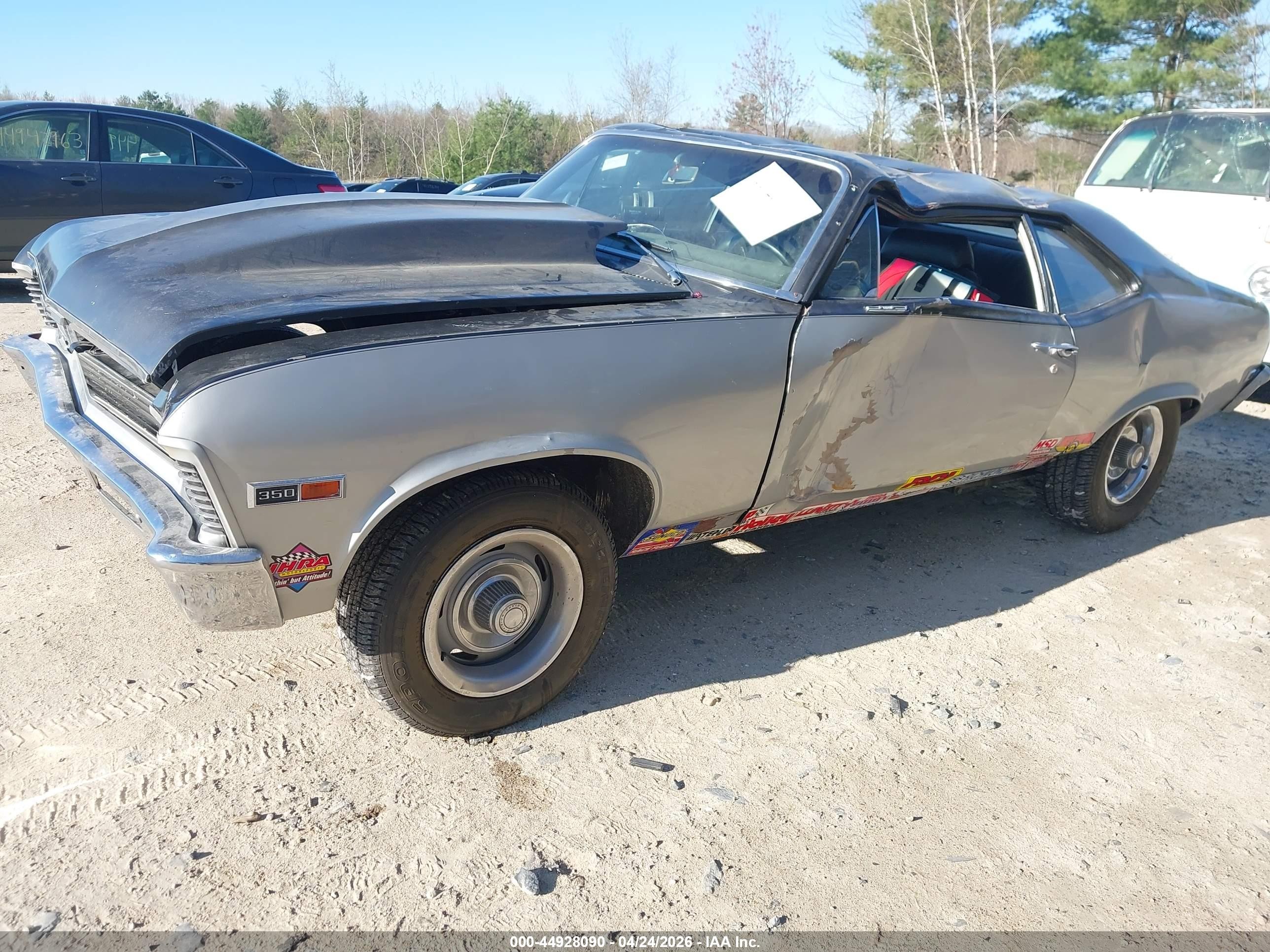 1969 Chevrolet Nova   Черный vin: 113279W397306    