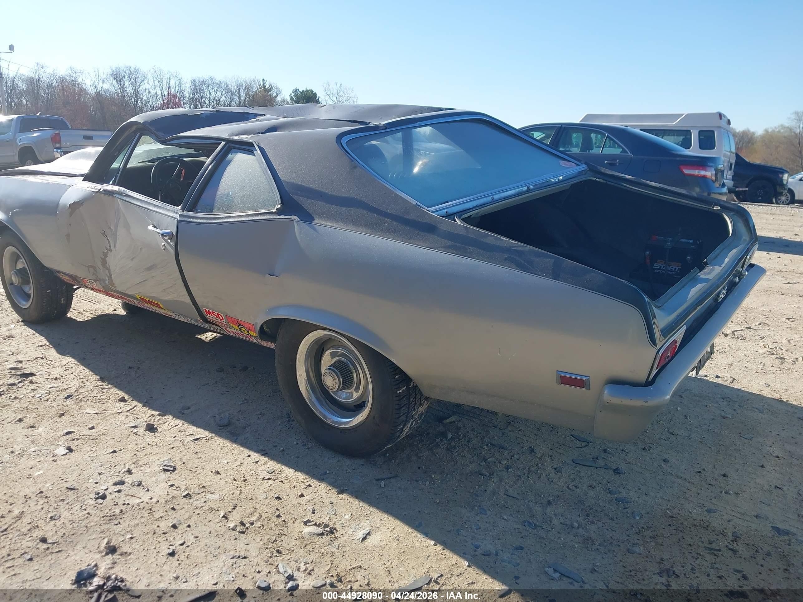 1969 Chevrolet Nova   Черный vin: 113279W397306    