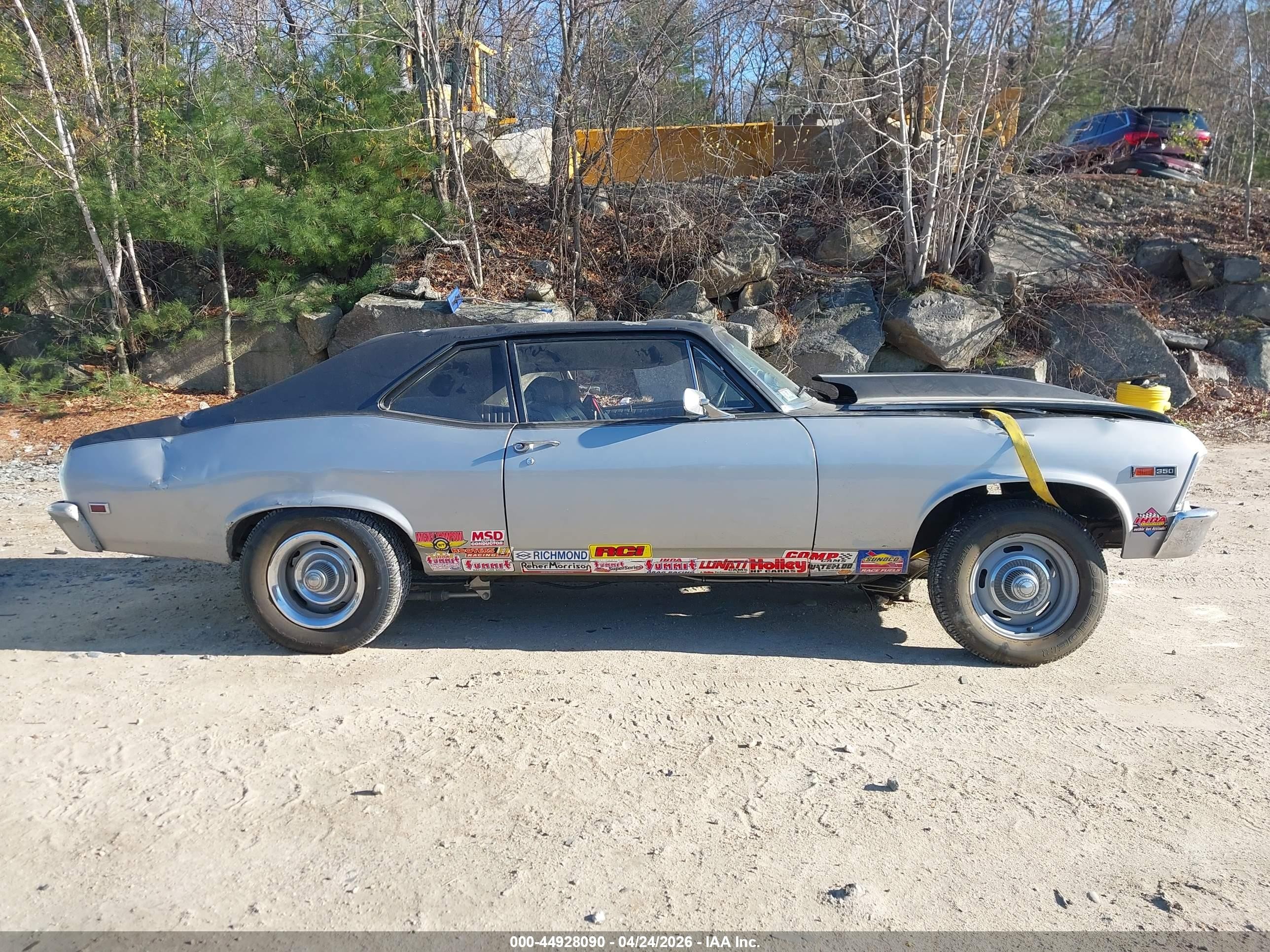 1969 Chevrolet Nova   Черный vin: 113279W397306    
