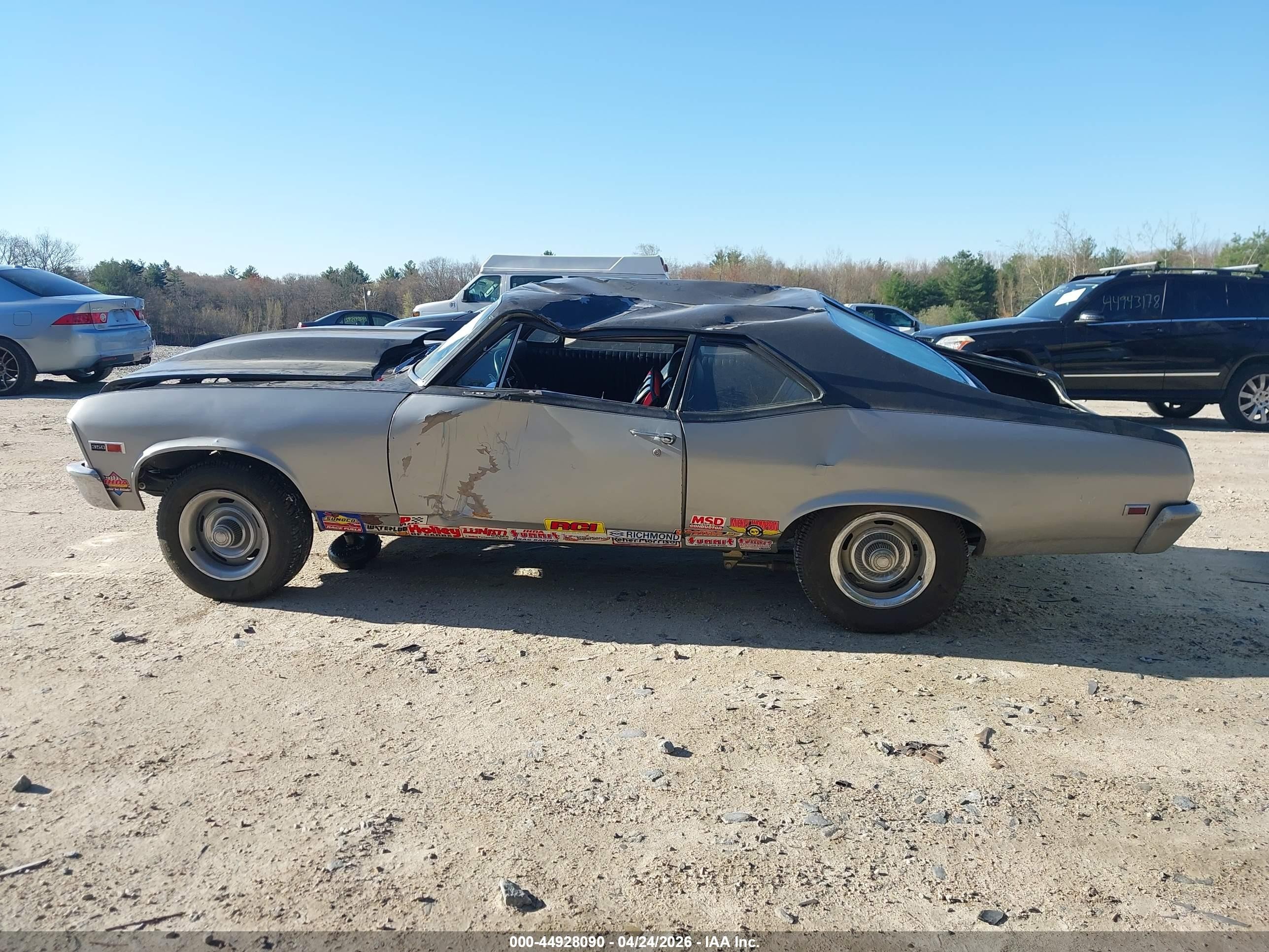 1969 Chevrolet Nova   Черный vin: 113279W397306    