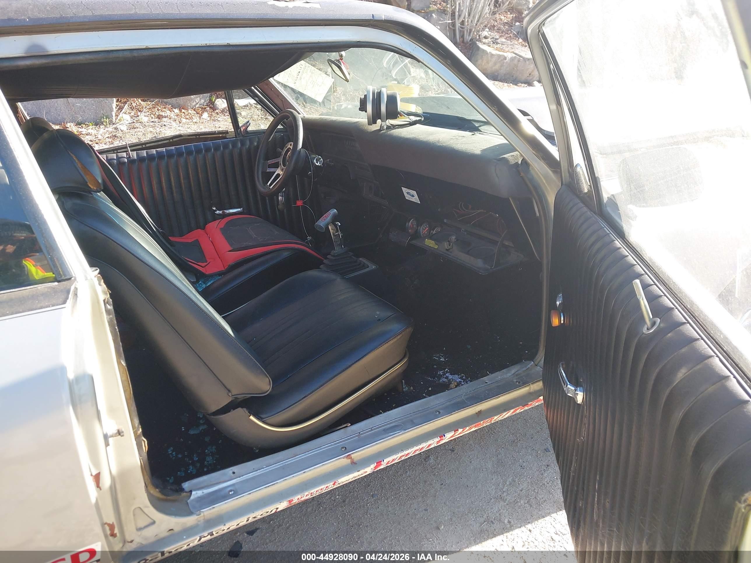 1969 Chevrolet Nova   Черный vin: 113279W397306    