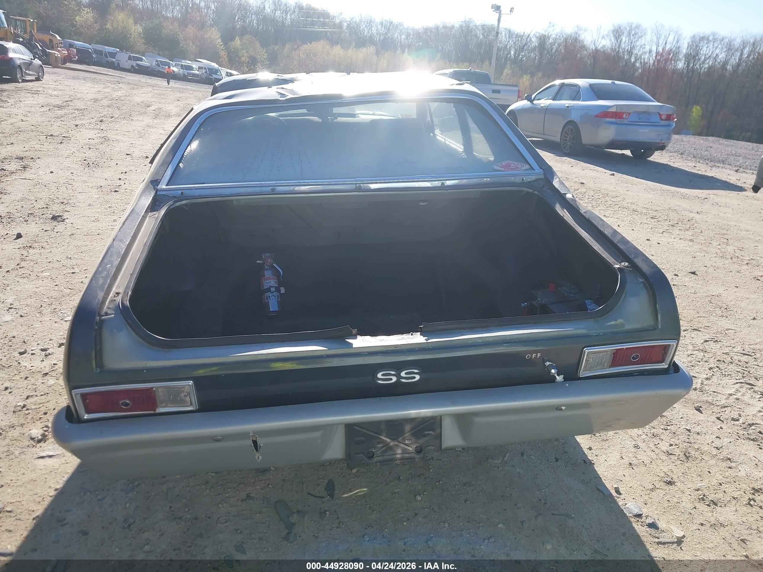 1969 Chevrolet Nova   Черный vin: 113279W397306    