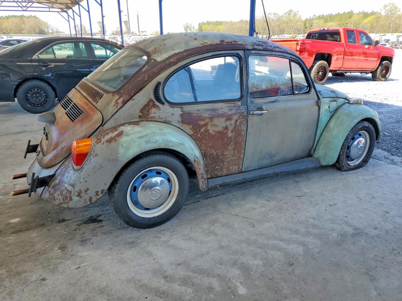 1973 Volkswagen Beetle Двухцветный vin: 1133009773