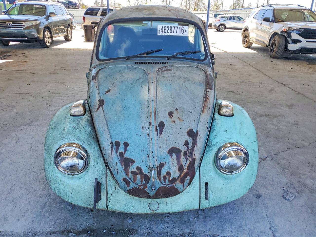1973 Volkswagen Beetle Двухцветный vin: 1133009773