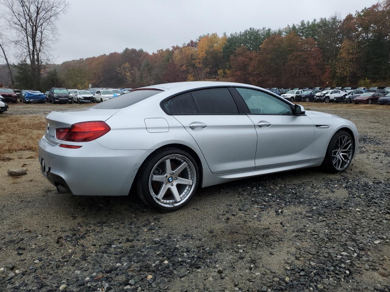 2014 Bmw 650 Xi Gran Coupe Серебряный vin: WBA6B4C51ED099119