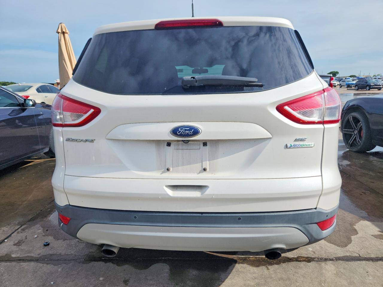 2015 Ford Escape Se White vin: 1FMCU0GX2FUA45149