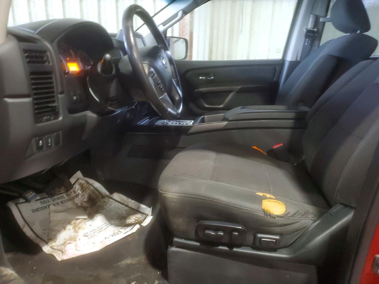 2015 Nissan Titan Sv Red vin: 1N6AA0EDXFN514573