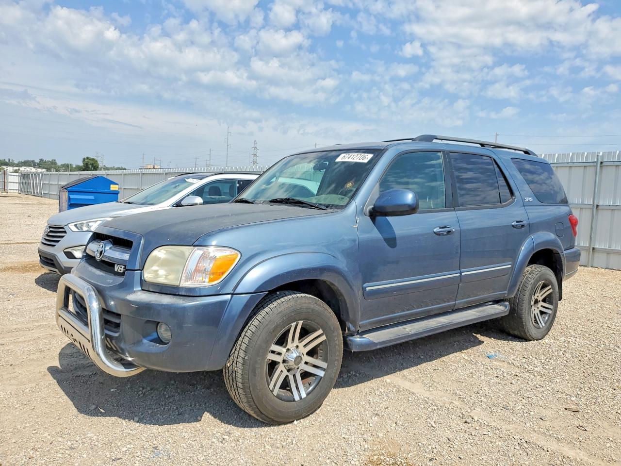 2006 Toyota Sequoia Sr5 Blue vin: 5TDBT44A06S262780