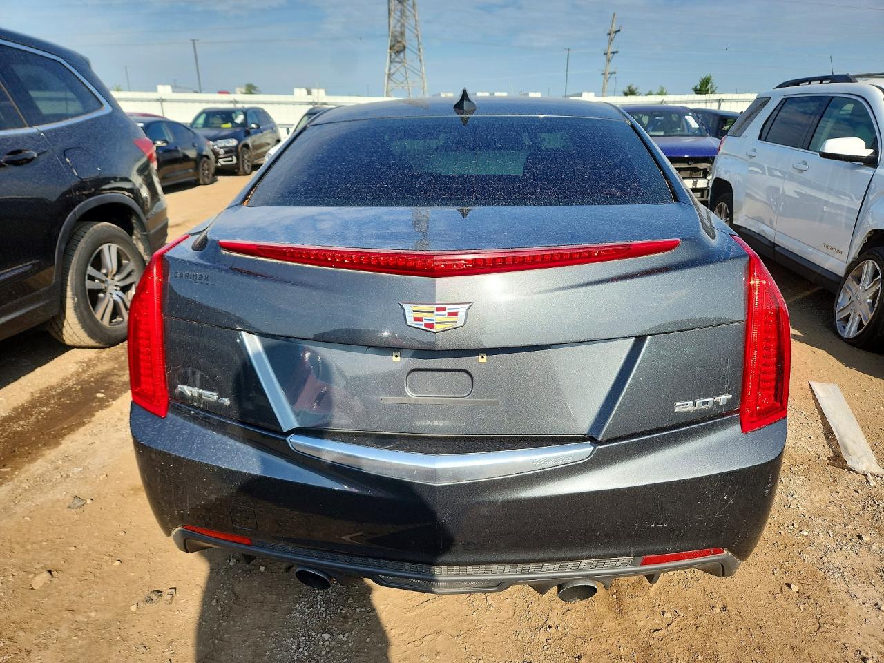 2015 Cadillac Ats Gray vin: 1G6AG5RX3F0122196