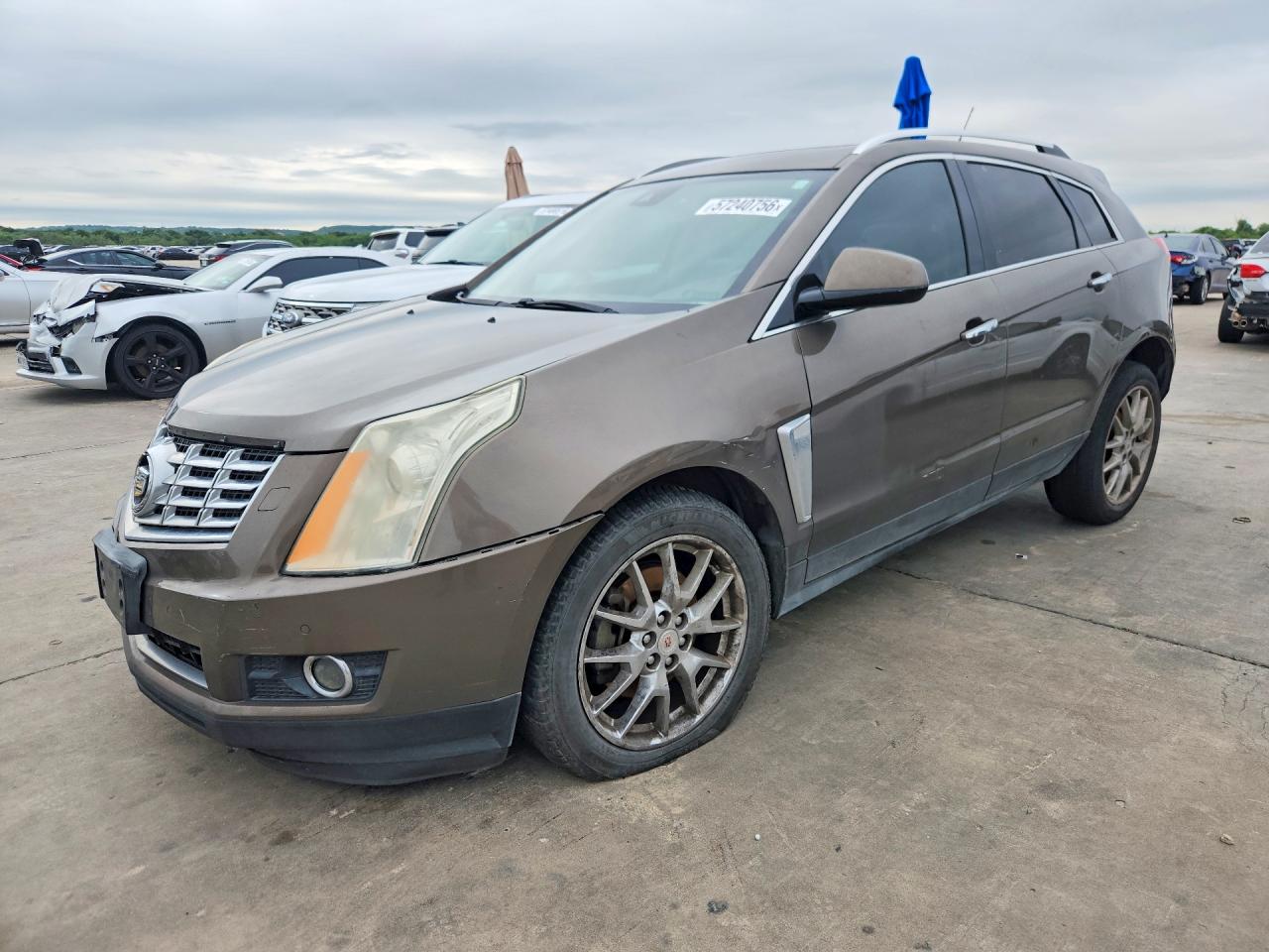 2014 Cadillac Srx Performance Collection Brown vin: 3GYFNCE3XES678068