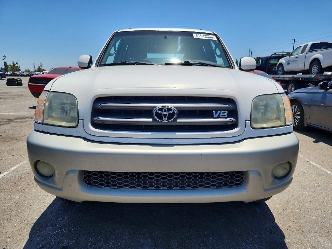 2003 Toyota Sequoia Sr5 Белый vin: 5TDZT34A13S192386