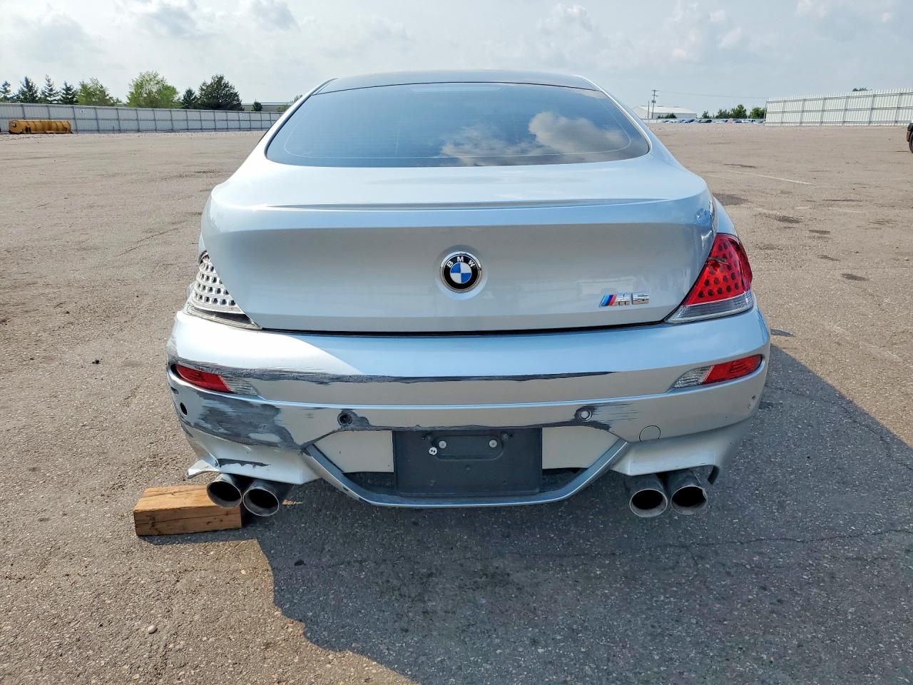 2007 Bmw M6 Silver vin: WBSEH93547CY23543