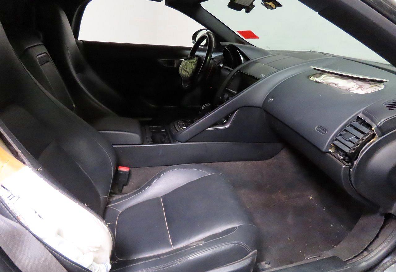 2014 Jaguar F-type V8 S Gray vin: SAJWA6GL6EMK07553