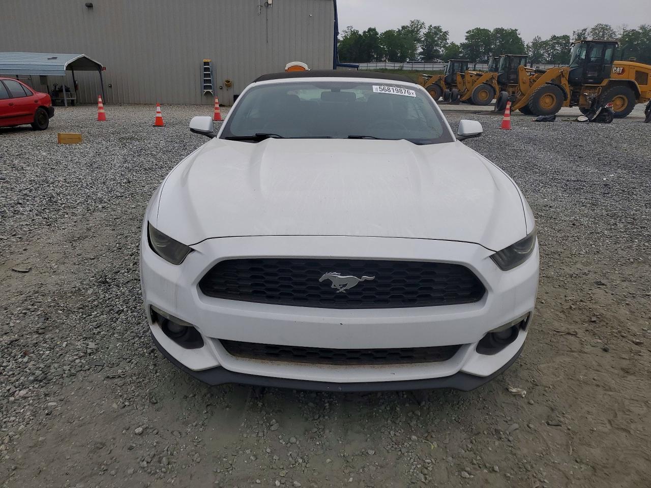 2015 Ford Mustang White vin: 1FATP8UH0F5429339