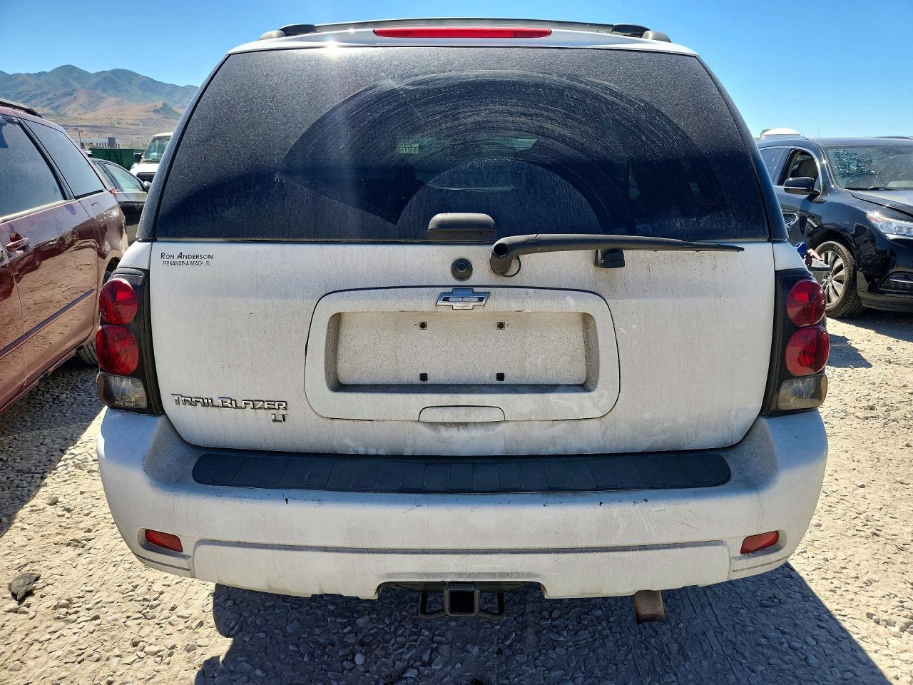 2008 Chevrolet Trailblazer Ls White vin: 1GNDS13S882133465