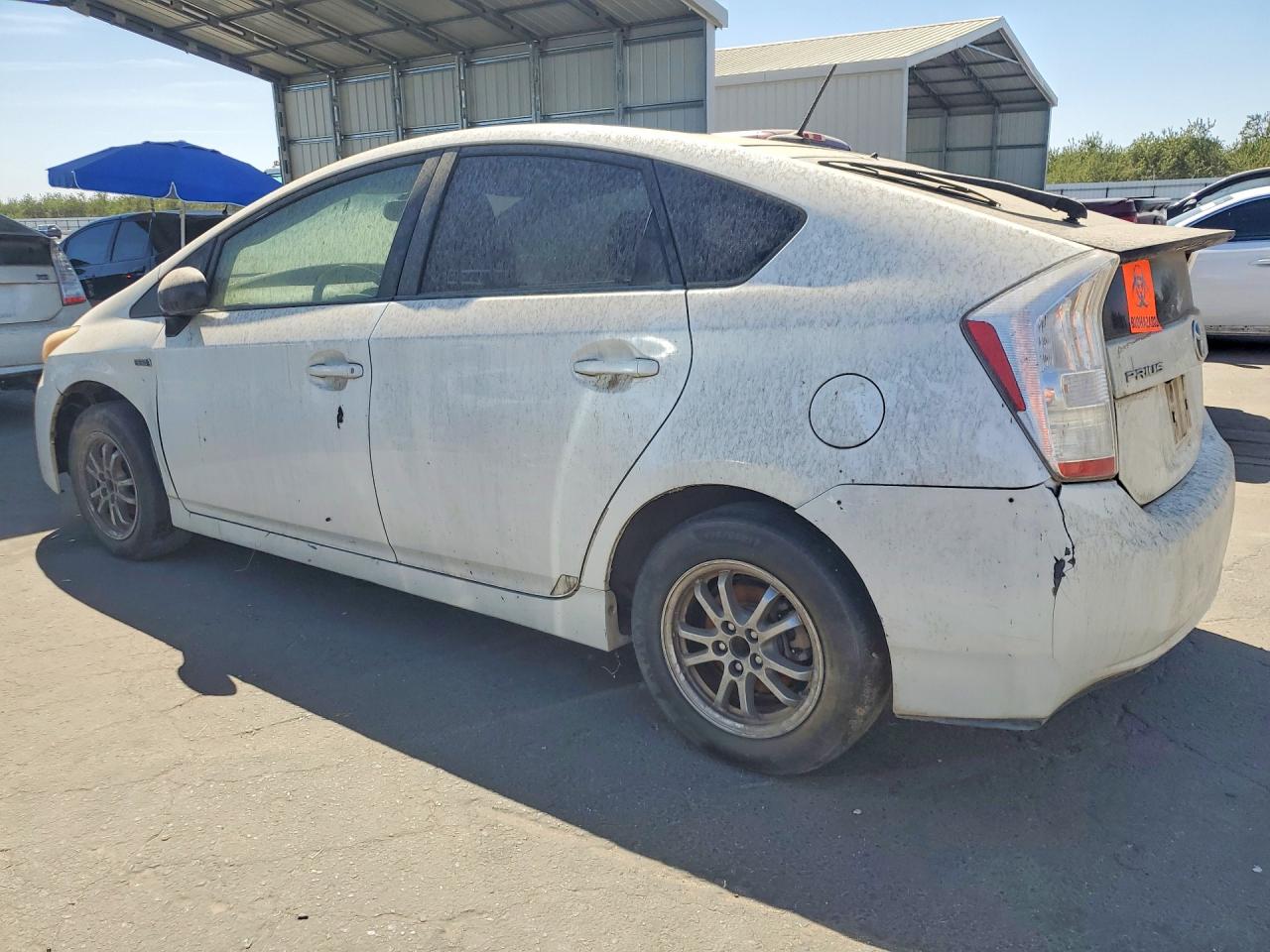 2010 Toyota Prius Iv White vin: JTDKN3DU9A5156034
