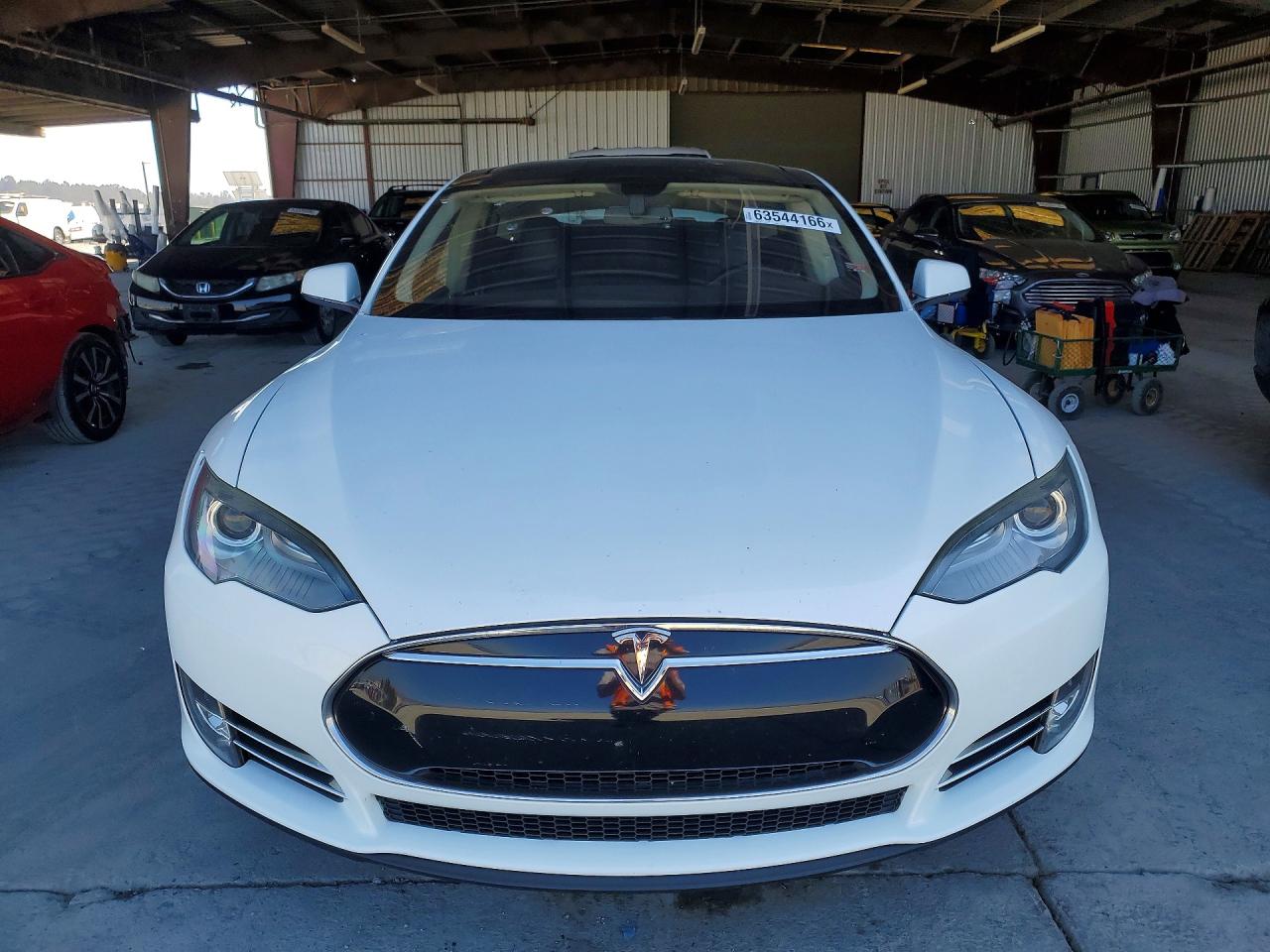 2012 Tesla Model S White vin: 5YJSA1CP2CFP02783
