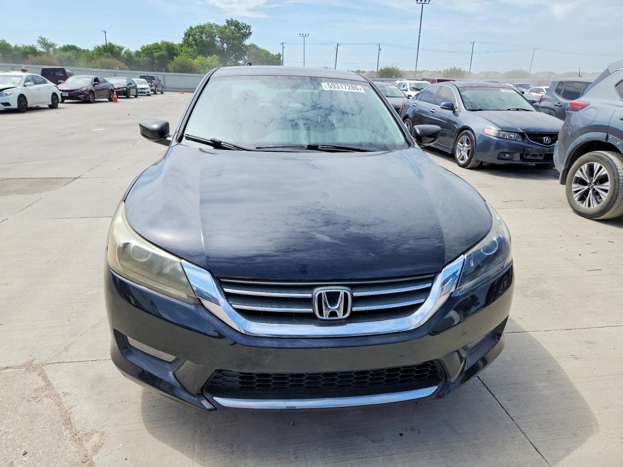 2015 Honda Accord Sport Черный vin: 1HGCR2F52FA198585