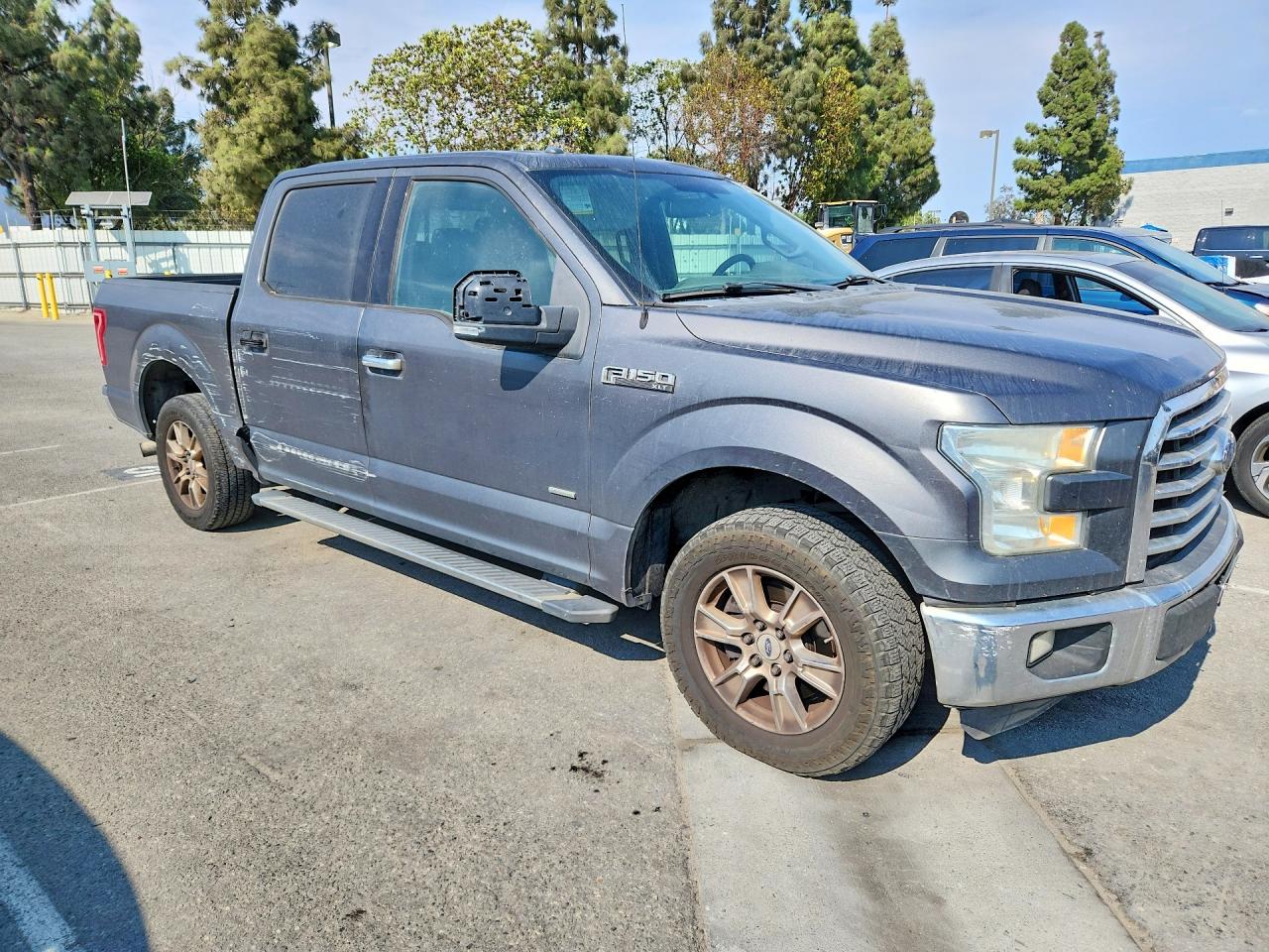 2015 Ford F150 Supercrew Gray vin: 1FTEW1CG6FFA10962