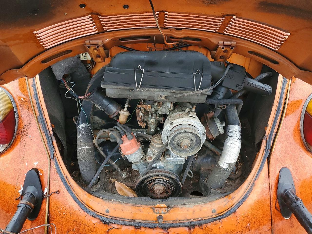 1974 Volkswagen Beetle Orange vin: 1142026031