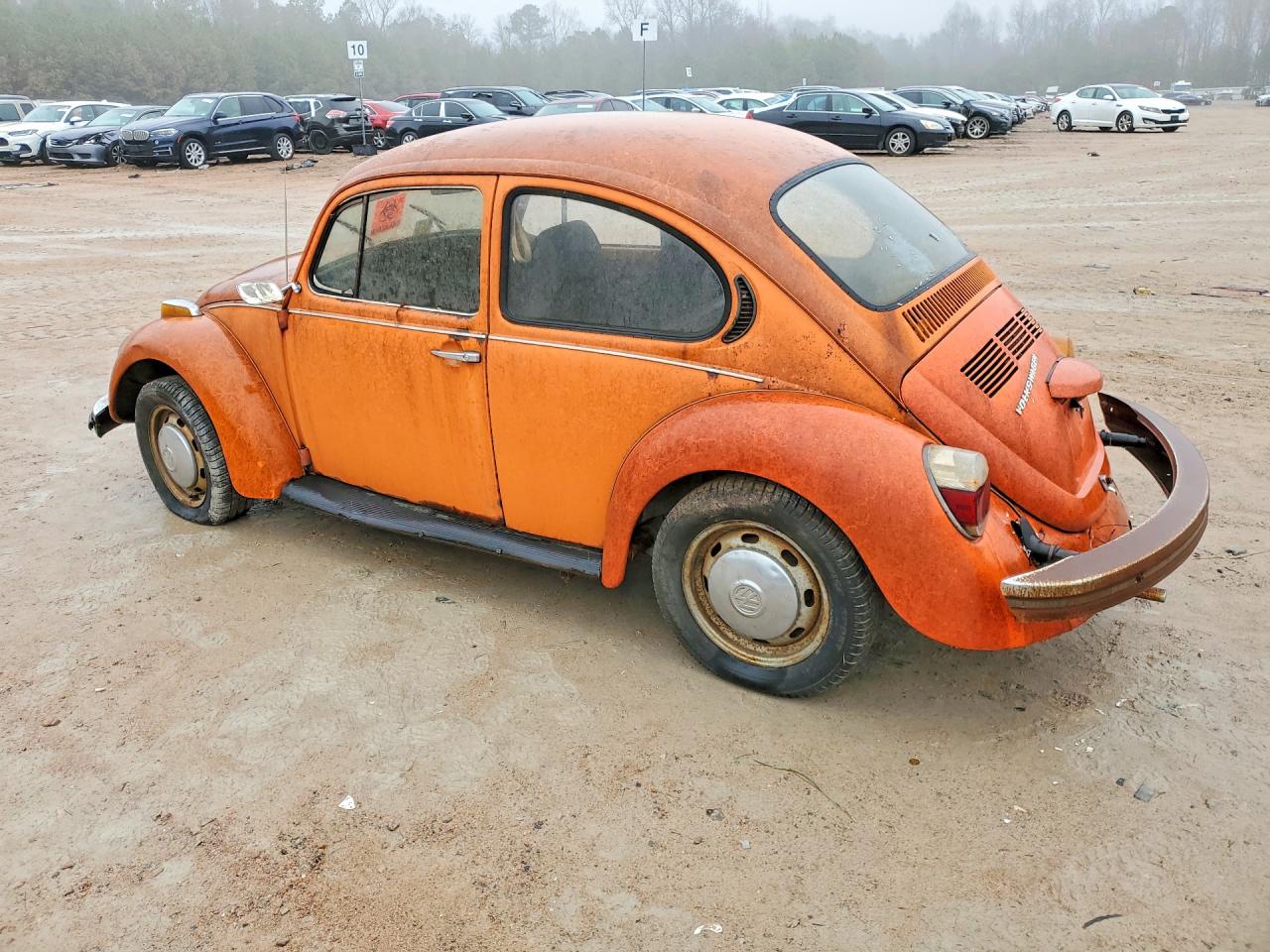 1974 Volkswagen Beetle Orange vin: 1142026031
