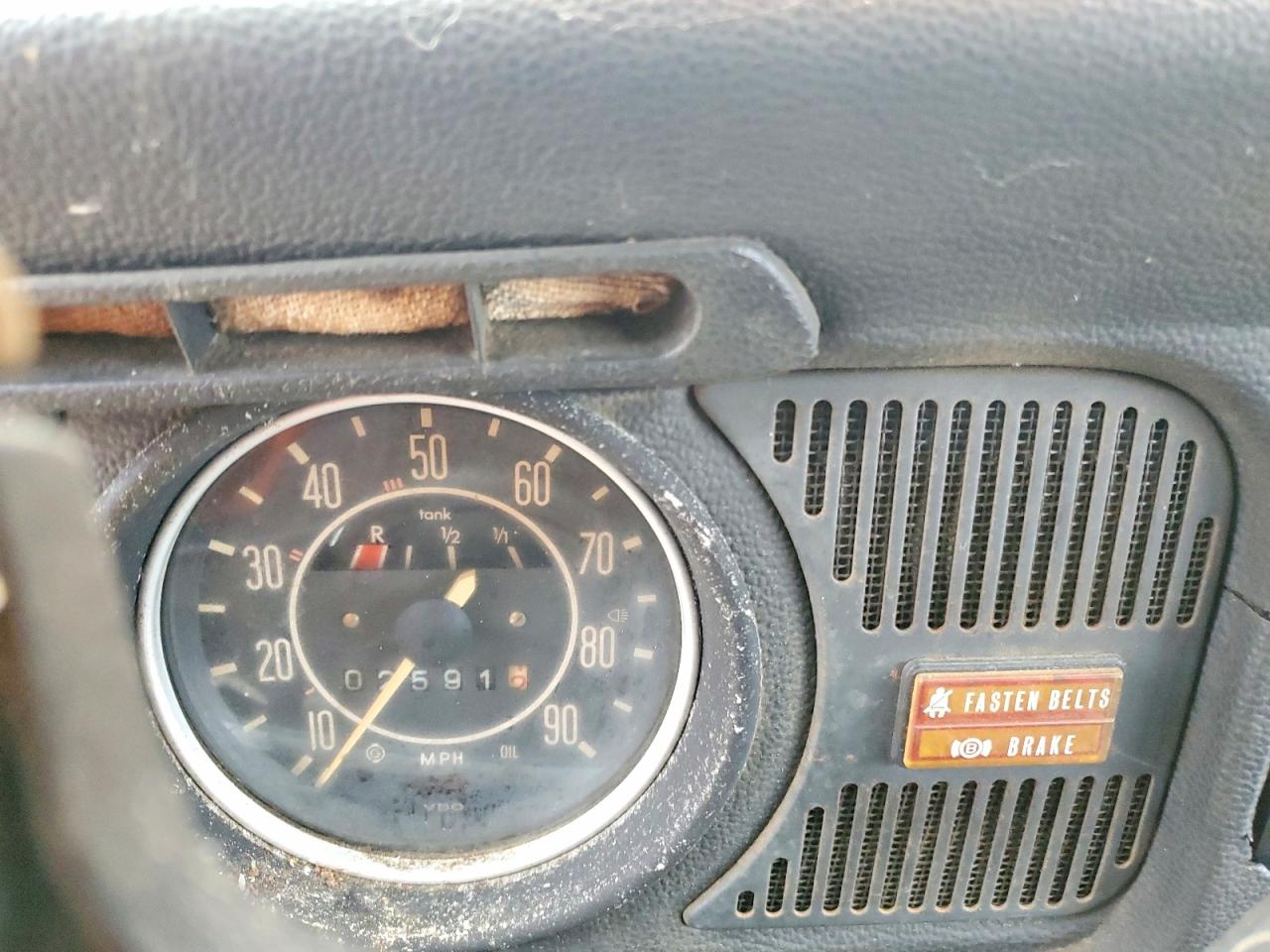 1974 Volkswagen Beetle Orange vin: 1142026031