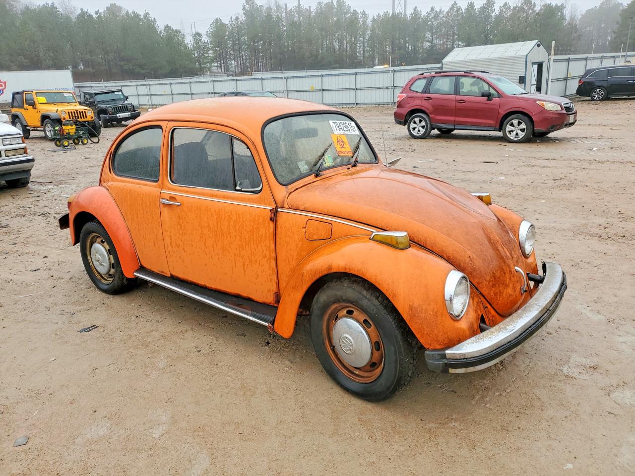 1974 Volkswagen Beetle Orange vin: 1142026031
