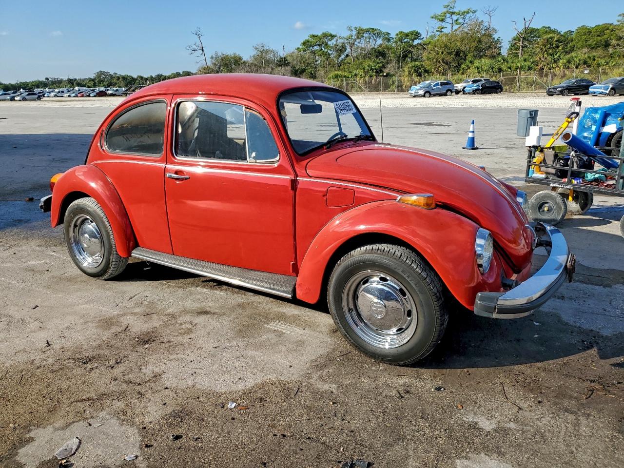 1974 Volkswagen Beetle Red vin: 1142088868