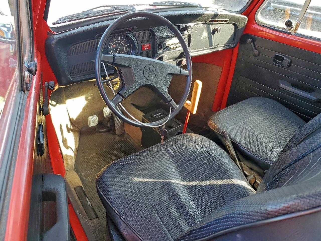1974 Volkswagen Beetle Red vin: 1142088868