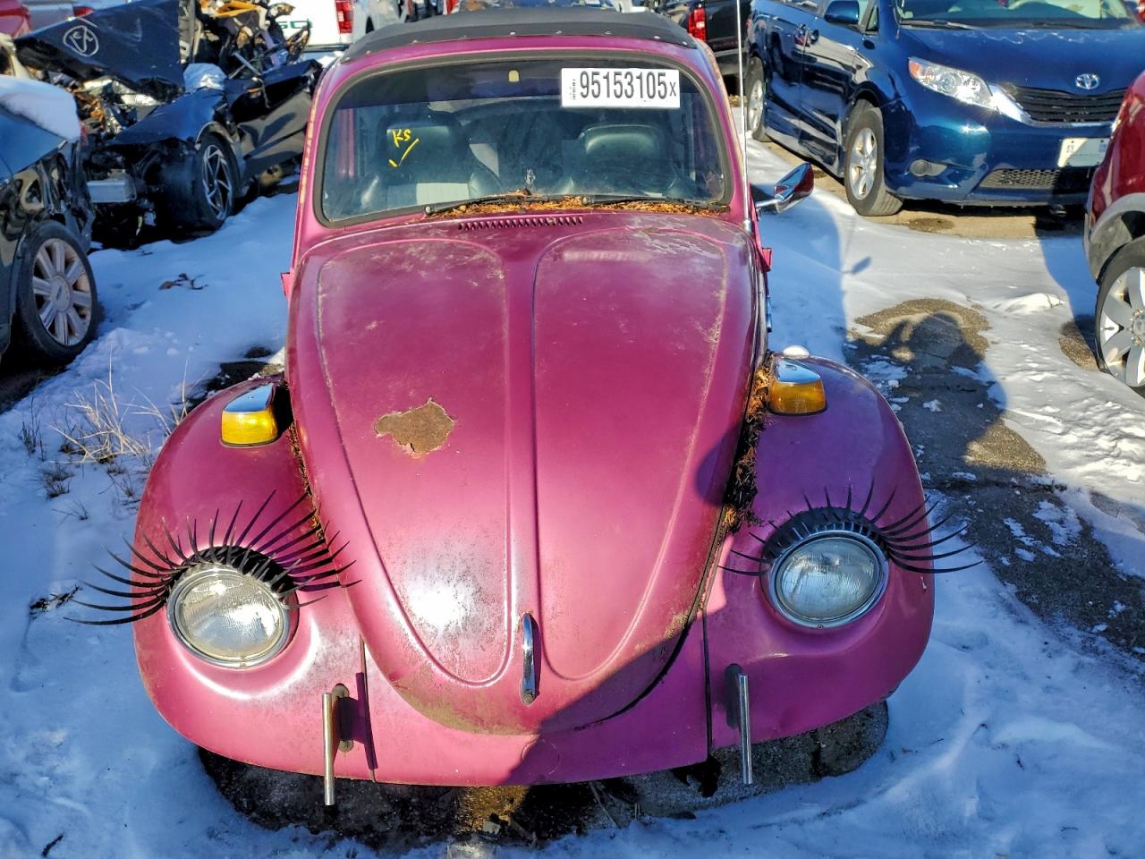 1974 Volkswagen Beetle Pink vin: 1142098442