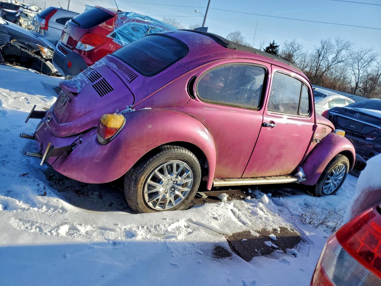 1974 Volkswagen Beetle Pink vin: 1142098442