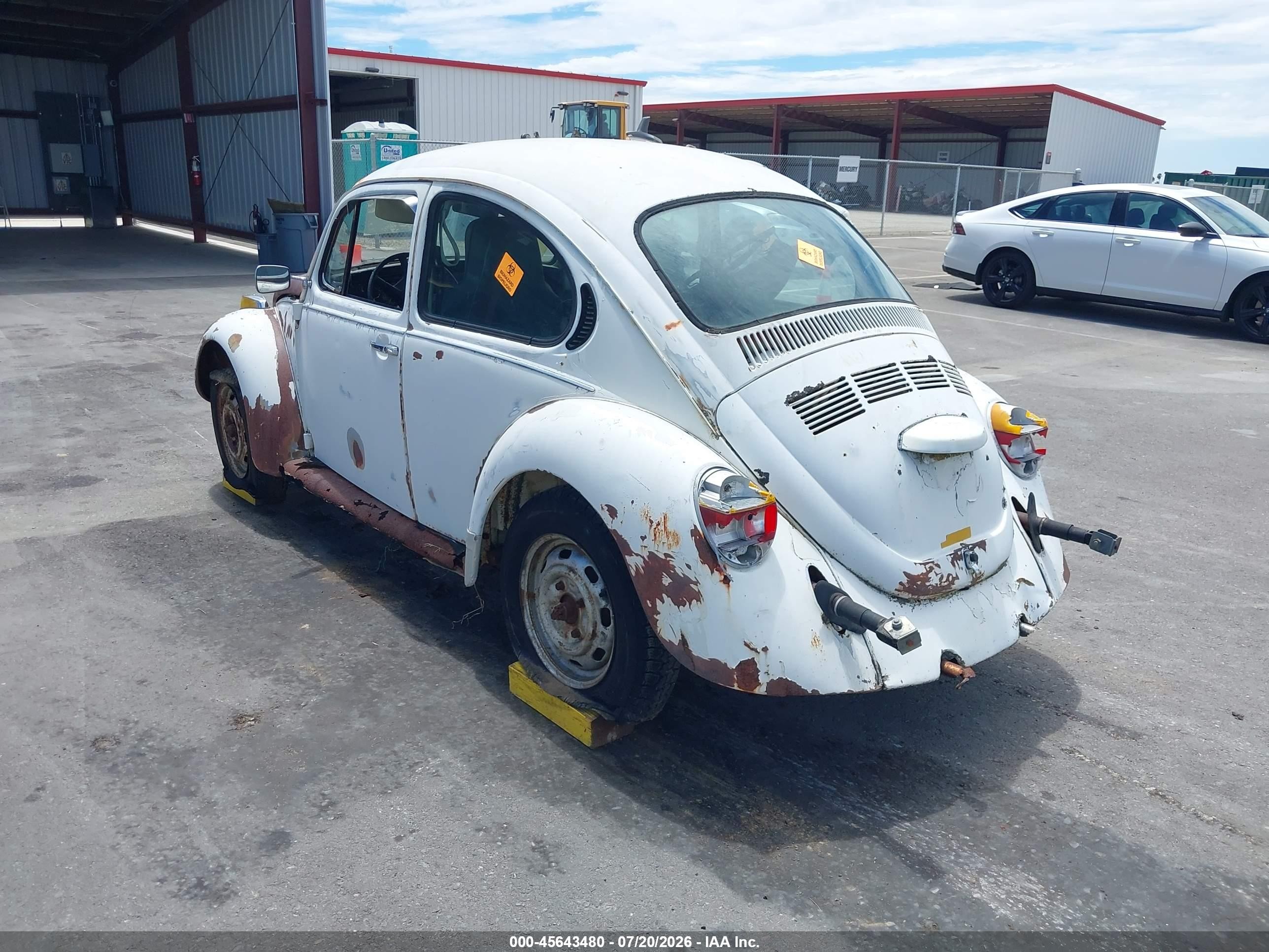 1974 Volkswagen Beetle White vin: 1142435182