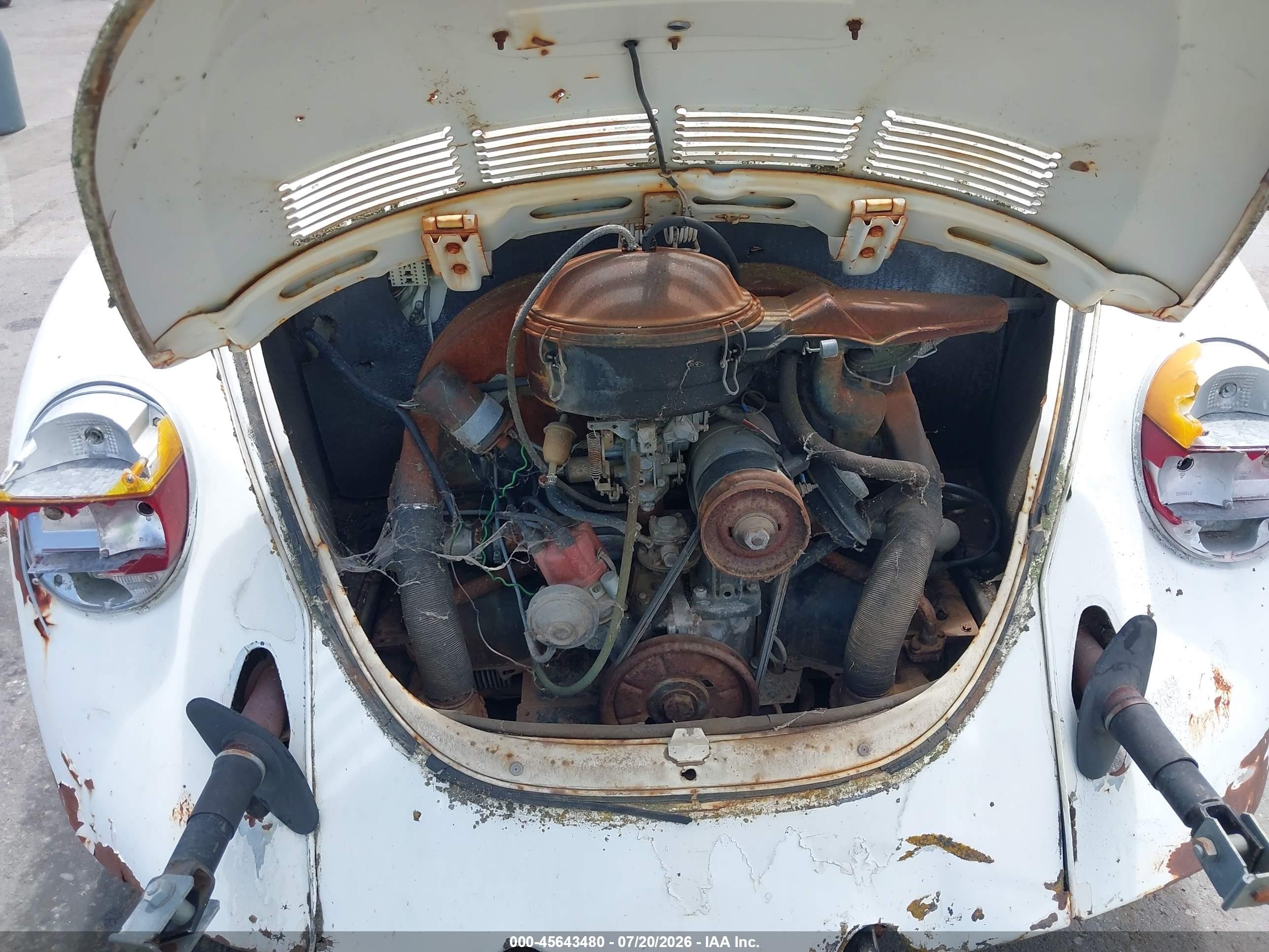1974 Volkswagen Beetle White vin: 1142435182