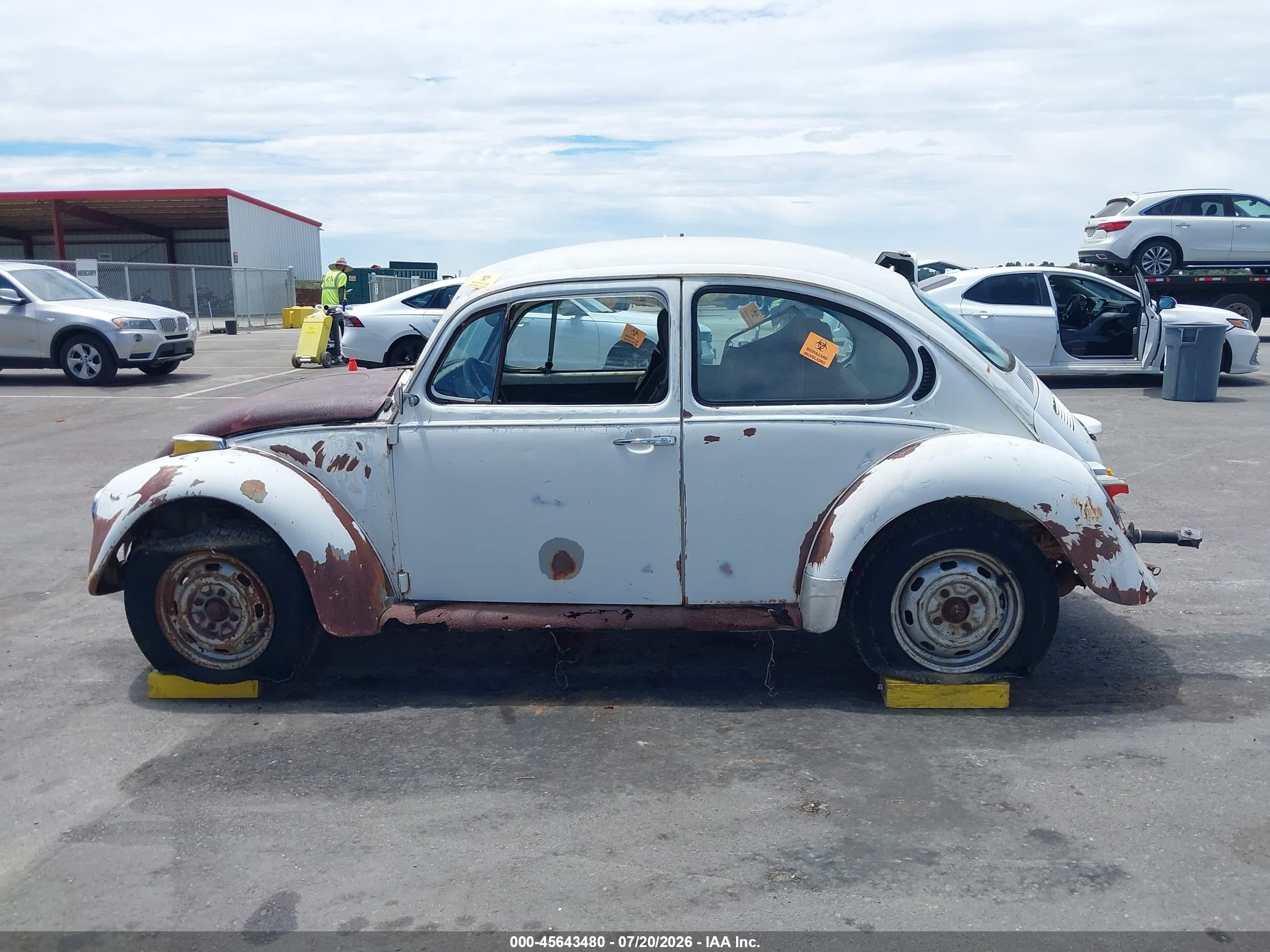 1974 Volkswagen Beetle White vin: 1142435182
