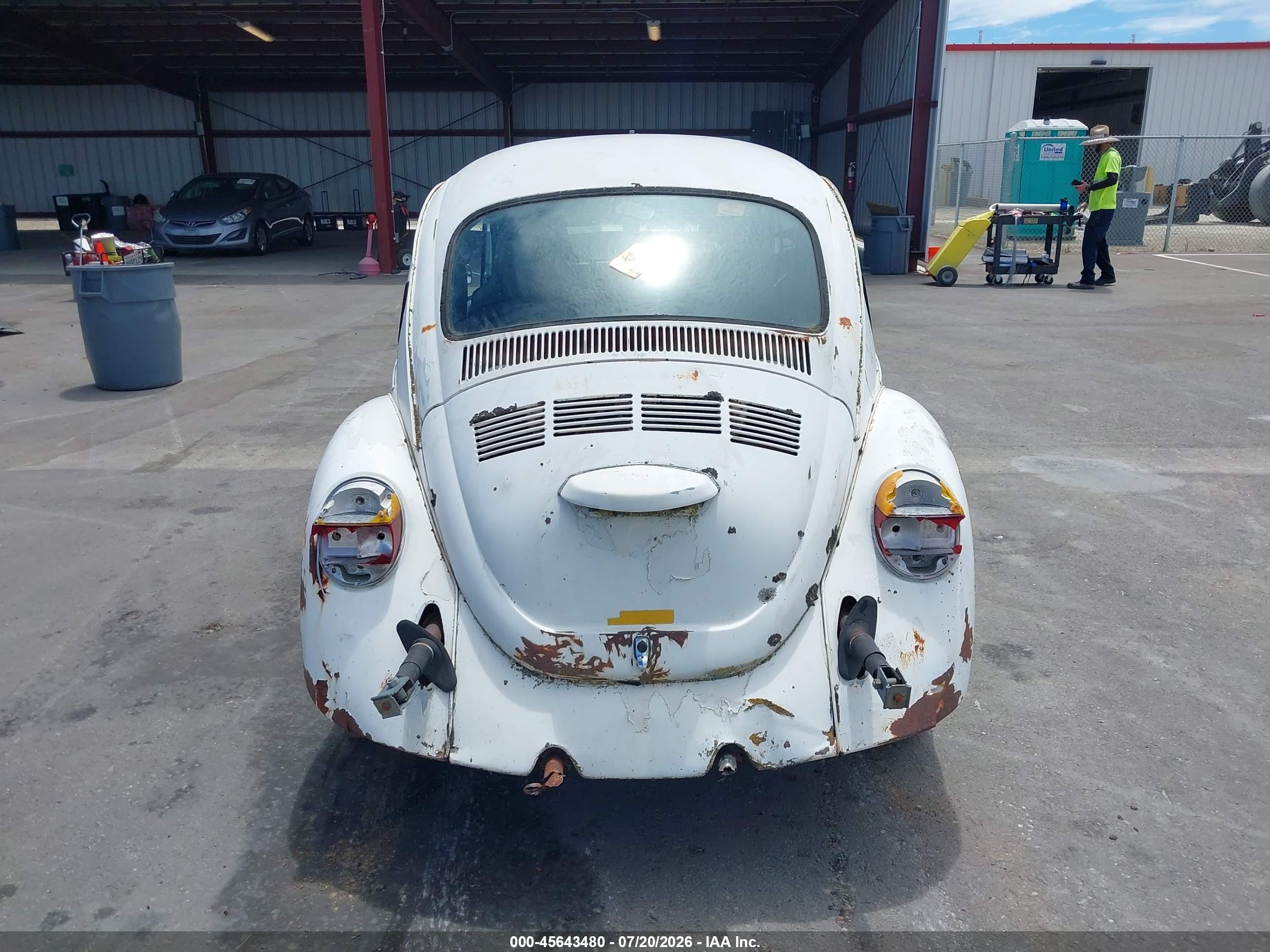 1974 Volkswagen Beetle White vin: 1142435182