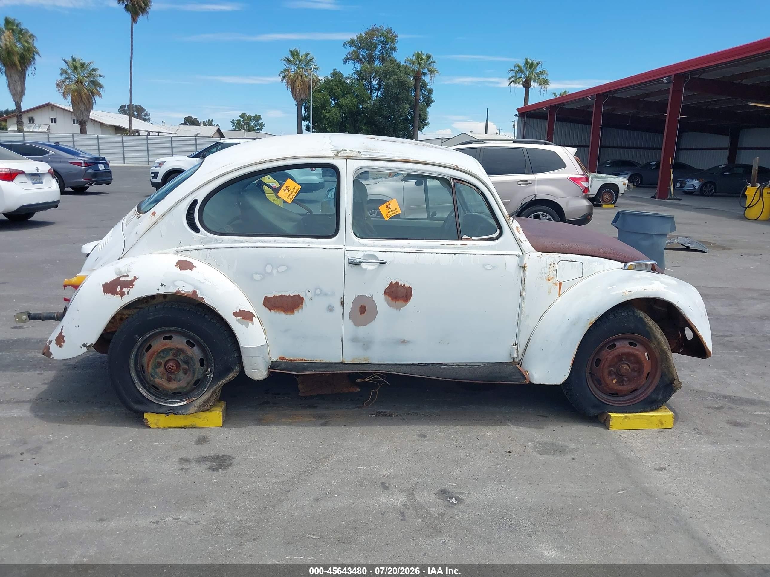1974 Volkswagen Beetle White vin: 1142435182