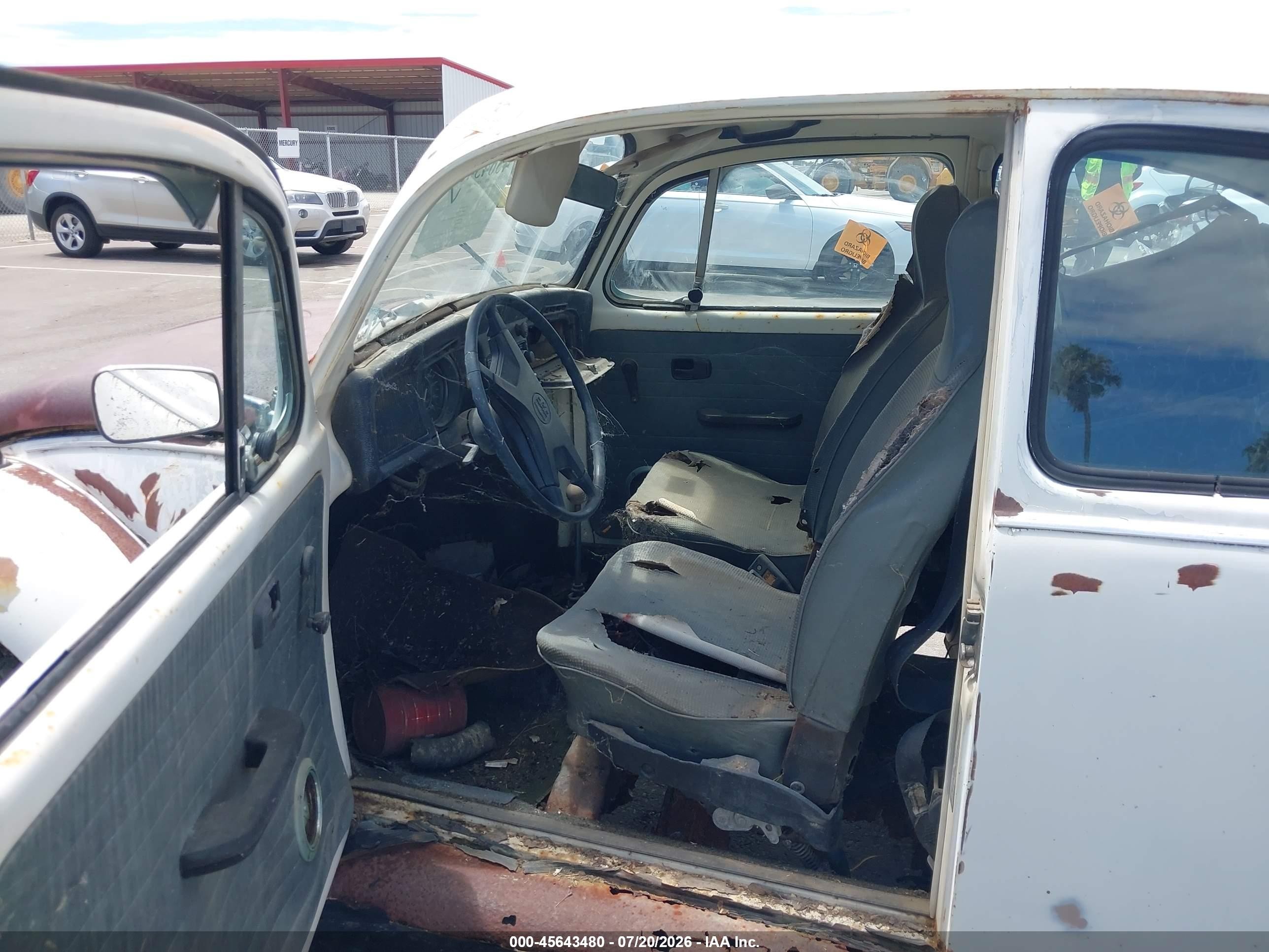 1974 Volkswagen Beetle White vin: 1142435182