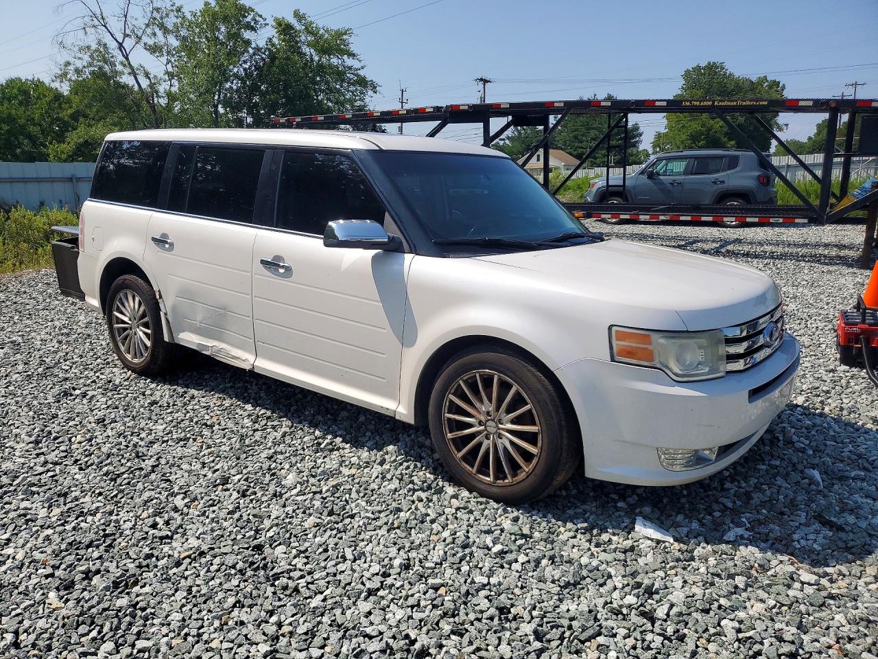 2009 Ford Flex Limited White vin: 2FMEK63C69BA15134