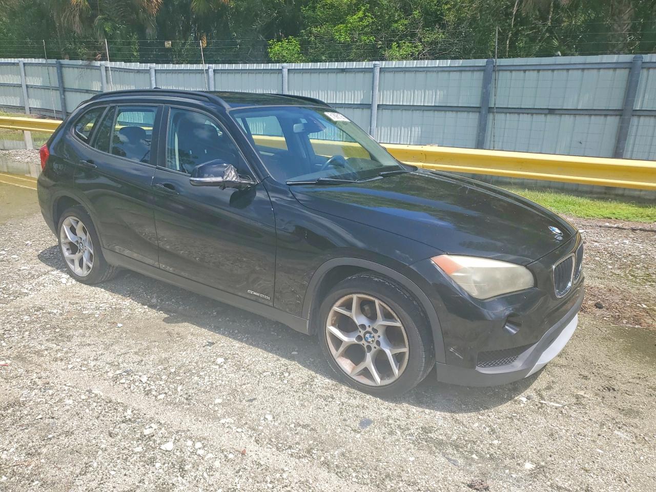 2014 Bmw X1 Sdrive28i Black vin: WBAVM1C51EVW47215