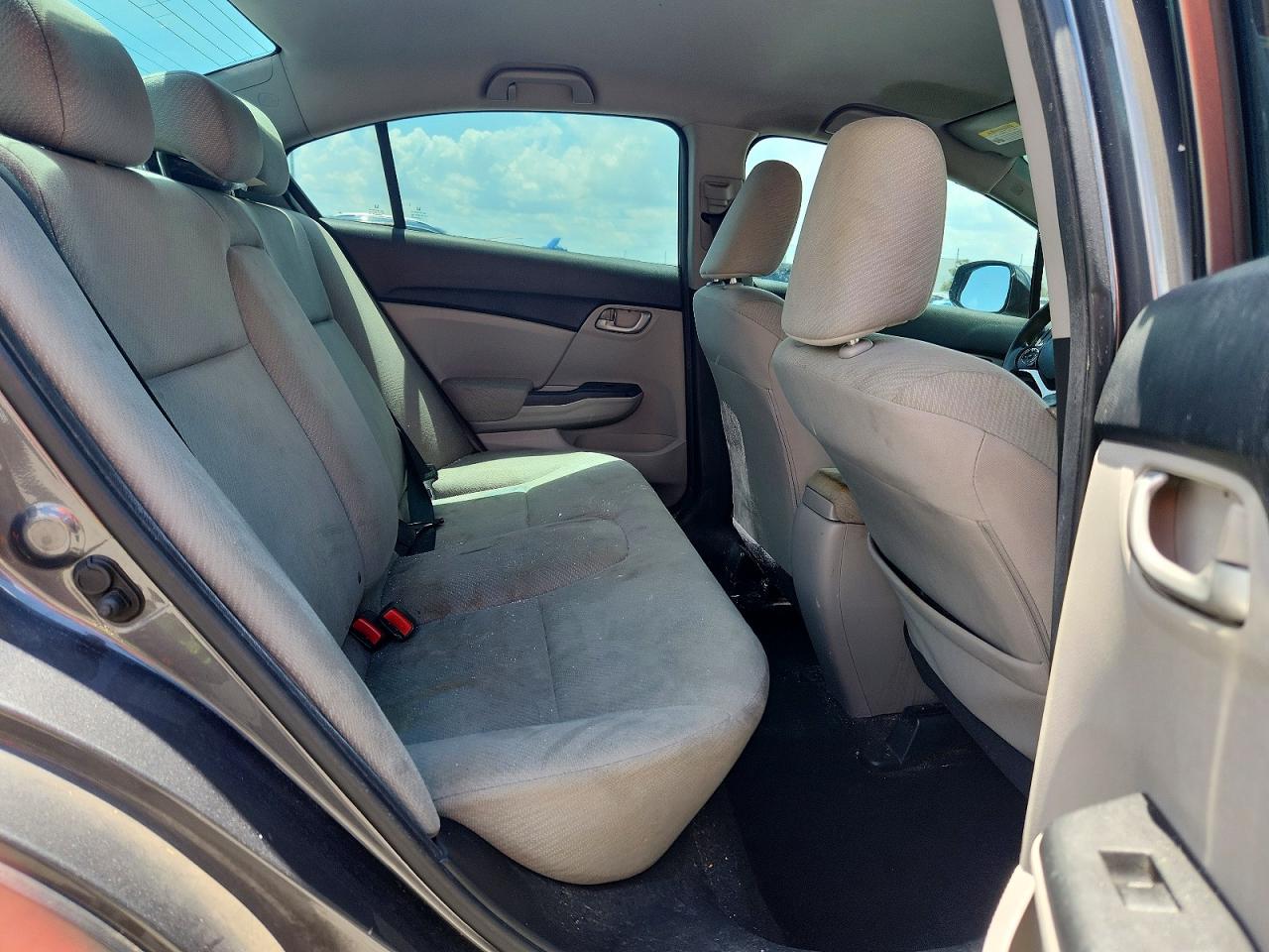 2013 Honda Civic Lx Gray vin: 19XFB2F58DE094595
