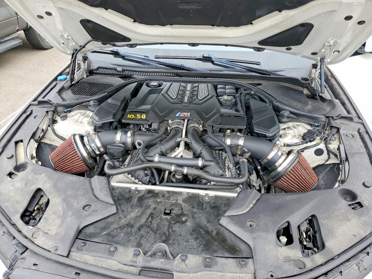 2019 Bmw M5 White vin: WBSJF0C5XKB284540
