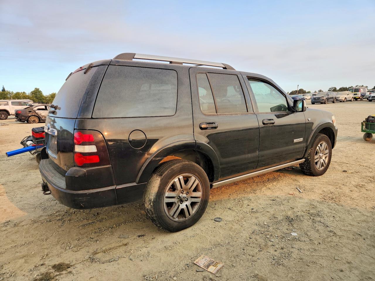 2008 Ford Explorer Limited Black vin: 1FMEU75808UB31981