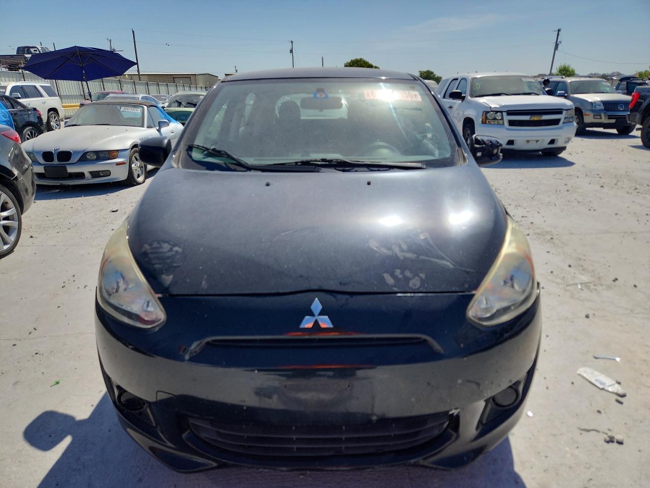 2015 Mitsubishi Mirage De Черный vin: ML32A3HJ5FH060891