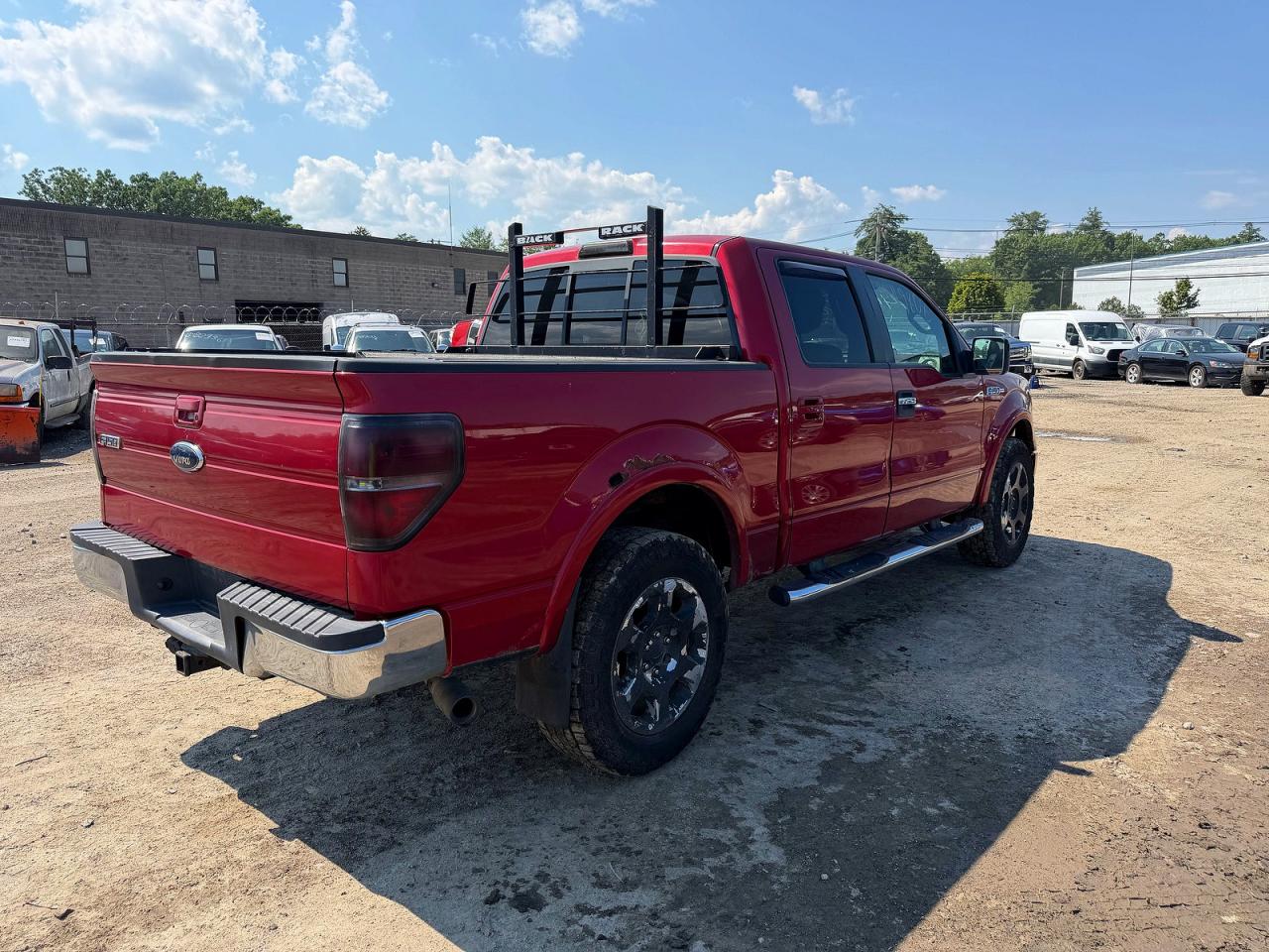 2009 Ford F150 Supercrew Red vin: 1FTPW14V89FB39943