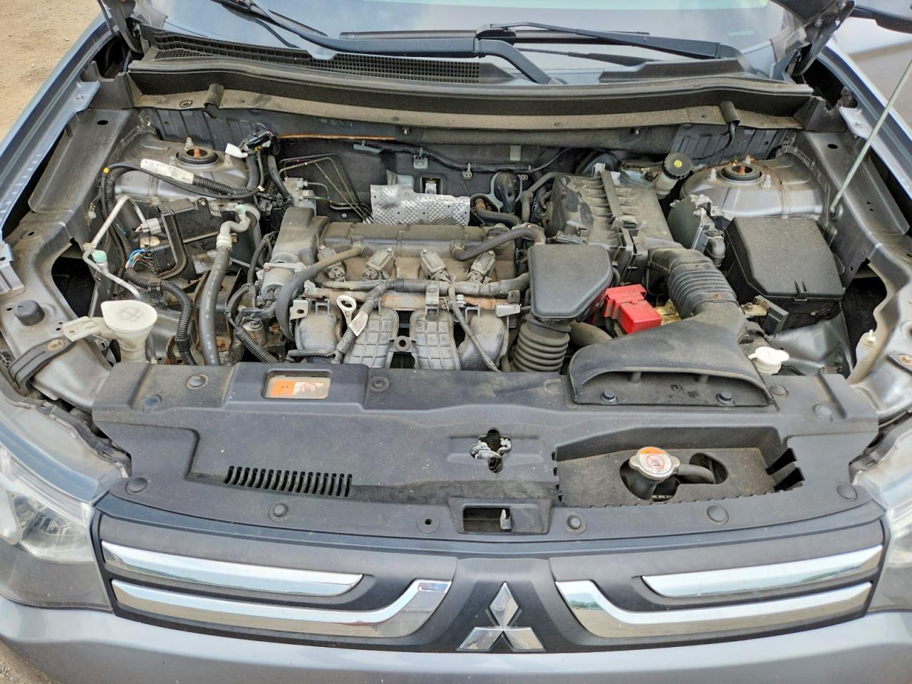 2014 Mitsubishi Outlander Se Серый vin: JA4AZ3A32EZ003287