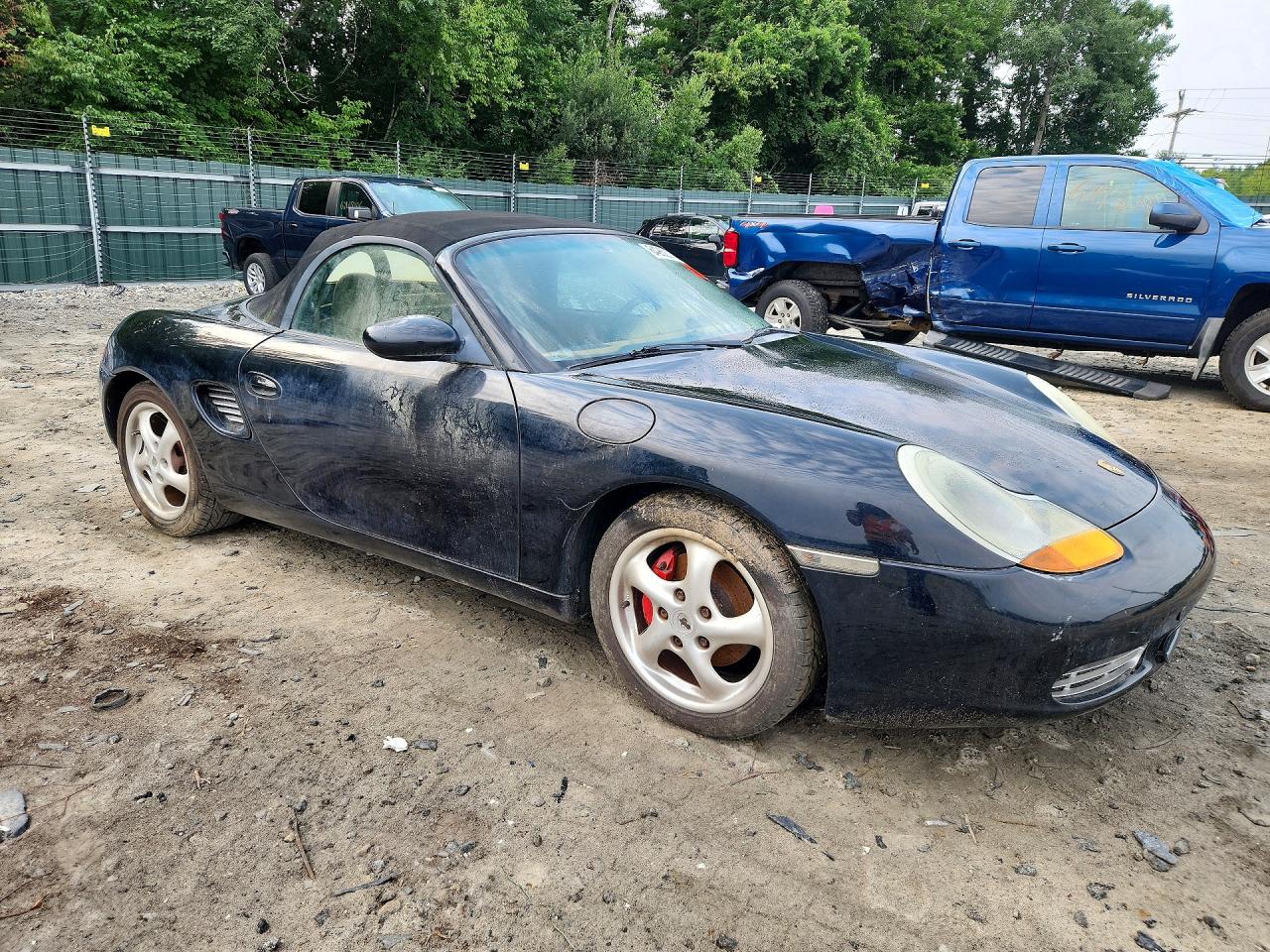 1999 Porsche Boxster Black vin: WP0CA2989XU625661
