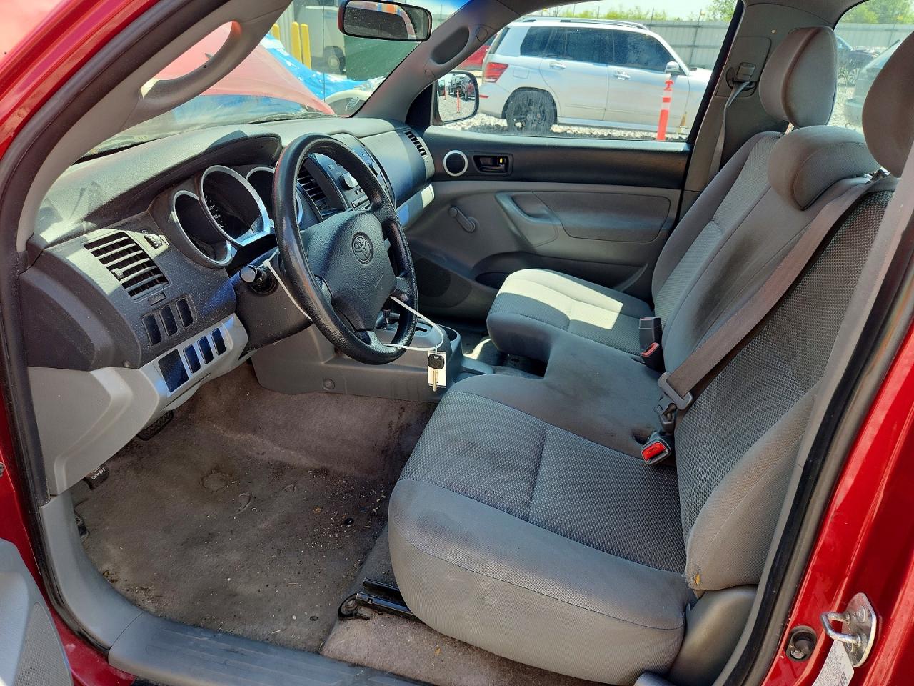 2008 Toyota Tacoma Base Red vin: 5TENX22N38Z533722